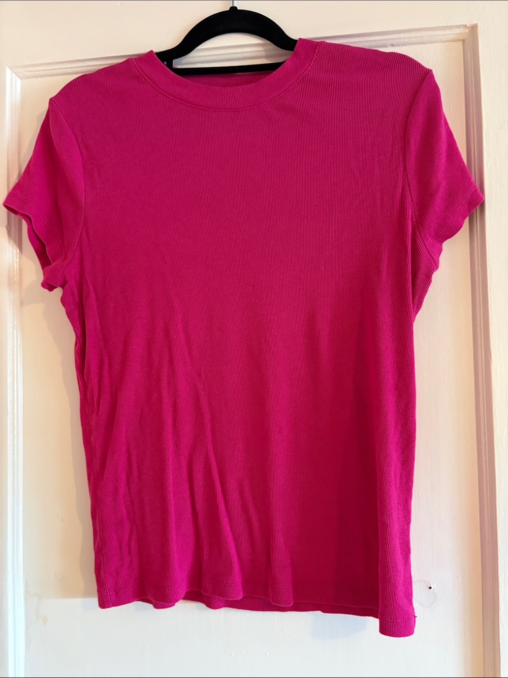 a new day Hot Pink Crewneck Short Sleeve Tee